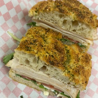 Turkey & Swiss Focaccia