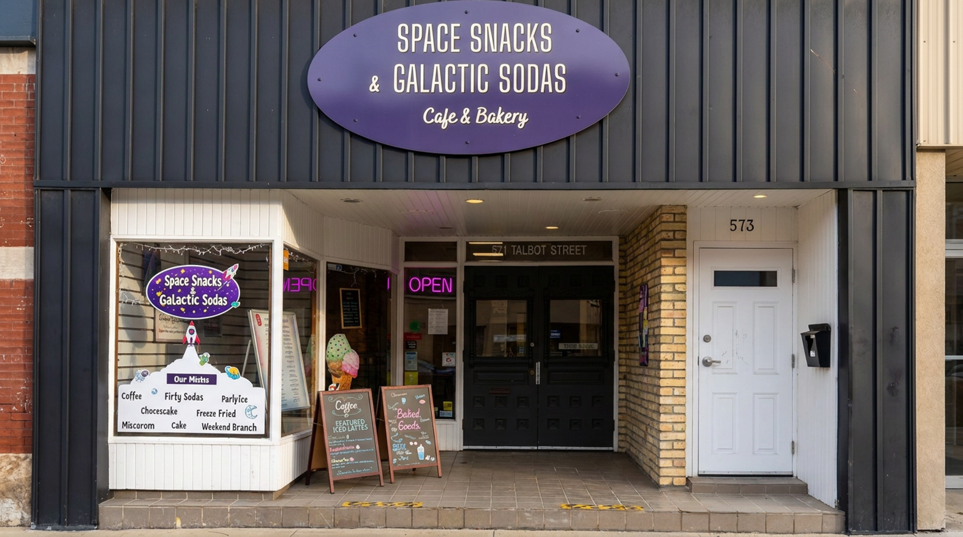 Home base on Talbot Street
