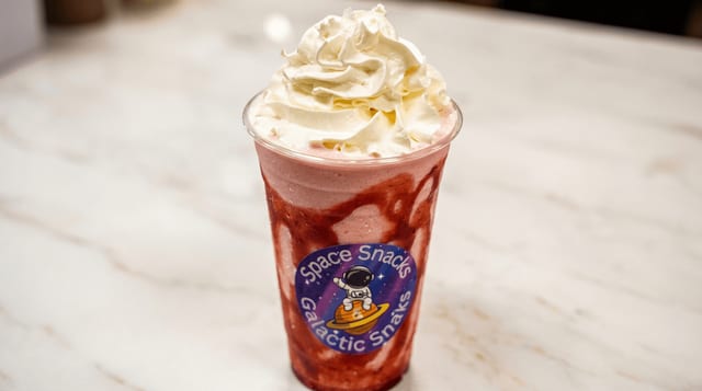 Strawberry & Cream Frappe.