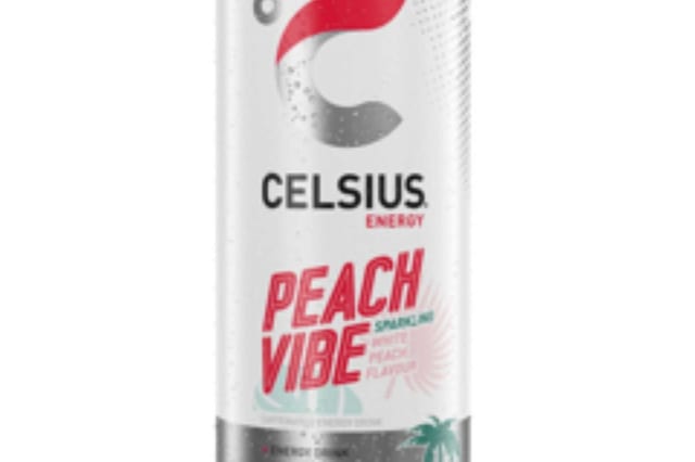 Celsius Peach Vibe.