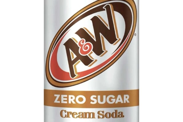A&W Cream Soda Zero Sugar.