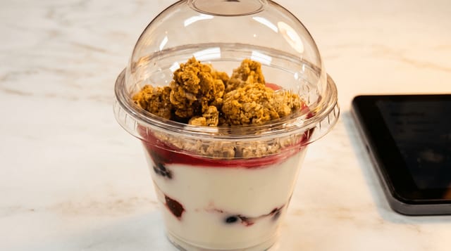 Yogurt & Berries Parfait.