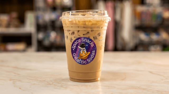 Rocket Ship Latte.